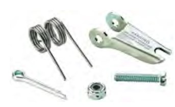 Kit de seguro de repuesto para ganchos Crosby (resorte, palanca, perno y tuerca de seguridad)